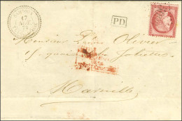 GC 5096 / N° 57 Càd SAMSOUN / TURQ. D'ASIE 17 NOV. 72 Sur Lettre De Sinope Pour Marseille. Jolie Pièce. - TB / SUP. - R. - 1871-1875 Cérès