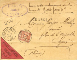 ORAN-KARGUENTHA / ORAN / N° 94 Sur Envoi Contre-remboursement De Moins De 50g (valeur : 4,80 Frs) Pour Lyon (port 5c + D - 1876-1878 Sage (Typ I)