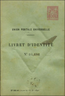 Livret D'identité Postale 50c N° 04680. - SUP. - RR. - 1876-1878 Sage (Typ I)