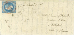 Càd Rouge PARIS (SC) 5 OCT. 70 / N° 29 Sur Lettre Pour Etretat. Au Verso, Rare Cachet De Passage LILLE A PARIS 8 OCT. 70 - Guerra De 1870