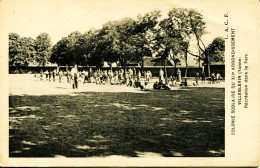 13162 Bis - Yonne - VILLEBLEVIN : Colonie Scolaire  Récréation Dans Le Parc - Villeblevin