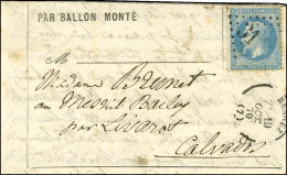 Lettre Avec Texte Daté De Paris Le 18 Octobre 1870 Pour Livarot. Au Recto, GC 3113 / N° 29 Càd T 16 RENWEZ (7) 19 OCT. 7 - Oorlog 1870