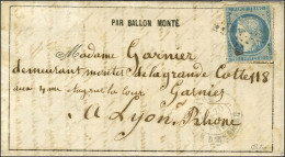 Etoile 4 / N° 37 Càd PARIS / R. D'ENGHIEN 20 NOV. 70 Sur Journal-Poste N° 3 + Supplément Au Journal-Poste Du 10 Novembre - War 1870
