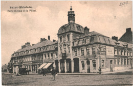 CPA Carte Postale Belgique Saint-Ghislain  Bibliothèque Et Pilori  VM73924ok - Saint-Ghislain