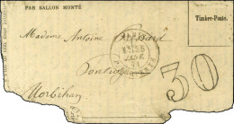 Càd PARIS / R. SERPENTE 25 JANV. 71 Taxe 30 DT (pour Timbre Tombé Par Immersion) Sur Gazette Des Absents N° 31 Pour Pont - Oorlog 1870