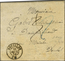 Lettre Datée De Sedan Le 4 Septembre 1870 Rédigée Par Un Soldat Fait Prisonnier Après La Reddition De Sedan, Acheminée J - Krieg 1870