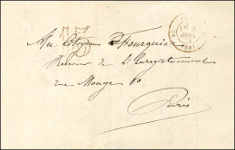 Càd Rouge RC PARIS RC (60) 3 AVRIL 71 + Taxe Rouge 15 DT Sur Une Circulaire De La Direction Générale De L'Enregistrement - Oorlog 1870