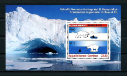 GROENLAND 2010  Bloc N° 49 ** Neuf  MNH Superbe Faune Bande Dessinées Fauna Ours Bears - Blokken