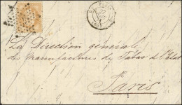 Lettre Avec Texte Daté De Bruxelles Le 19 Août 71 Acheminée Par Passeur Privé Dans Paris. Etoile 2 / N° 28 (Pd) Càd De R - Guerra De 1870