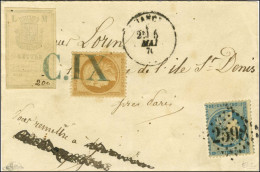 Lettre Postée à Nancy Le 5 Mai 1871 à Destination De Paris, Aux Mains De La Commune De Paris. Elle Est Affranchie à 20c  - Oorlog 1870