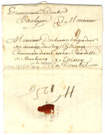 Lettre Avec Texte Daté De Paris Le 19 Mars 1755 Pour Toissey En Dombes. Au Recto, Mention Manuscrite '' Principauté De D - Autres & Non Classés