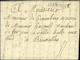 MARIGNY (L N° 1) Sur Lettre Avec Texte Daté à Bellau Ce 17 Novembre 1791 Pour Bruxelles. - SUP. - R. - Sonstige & Ohne Zuordnung