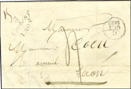 Cursive 2 / Corbeny / LAON Dateur A 1829 Sur Enveloppe Retournée Avec En Départ P.2.P. / BRAISNE / SUR VESLE. - TB / SUP - Other & Unclassified