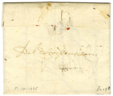 '' Deb De Croissanville '' (L N° 5) Sur Lettre Avec Texte Daté 1775. - TB / SUP. - R. - Autres & Non Classés