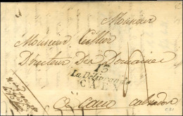 13 / La Délivrande / CAEN Sur Lettre Avec Texte Daté 1821 Pour Caen. - TB / SUP. - R. - Autres & Non Classés