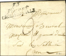 13 / Vimont / CROISSANVILLE Sur Lettre Avec Texte Daté 1829 Pour Caen. - TB / SUP. - R. - Andere & Zonder Classificatie