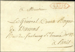 Marque Postale Encadrée Rouge PARIS Sur Bordereau Des Postes Daté Du 19 Mars 1817 Adressé Localement. - SUP. - R. - Andere & Zonder Classificatie