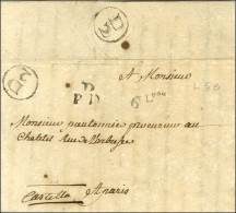 Lettre En Port Payé Avec Texte Daté 1773 Remise Au Facteur D / 2 Pour Paris. - SUP. - R. - Autres & Non Classés