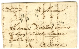 Lettre En Port Payé Dû Avec Texte Daté 1763 Remise Au Boitier H / 64 Pour Paris. - TB. - Andere & Zonder Classificatie