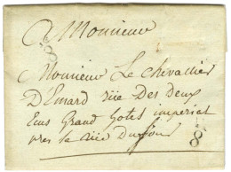 ' Fontenay ' Rouge (L N° 139) Sur Lettre Avec Texte Daté 1780 Pour Paris. - TB. - R. - Other & Unclassified