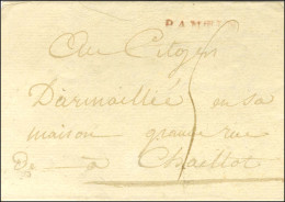 PANTIN Rouge (25 Mm, L N° 168) Sur Lettre Avec Texte Daté 26 Germinal Pour Paris. - TB. - R. - Sonstige & Ohne Zuordnung