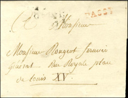 PASSY Rouge (22 Mm, L N° 171) Sur Lettre Avec Texte Partiel Daté 1790 Pour Paris. - TB / SUP. - R. - Otros & Sin Clasificación