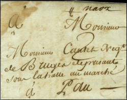 '' Nvx '' (Navarrenx L N° 1) Sur Lettre Avec Texte Daté De Castelnau Le 5 Septembre 1789 Pour Pau. - TB / SUP. - R. - Andere & Zonder Classificatie