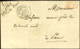 64 / VIEILLE-PINTE + P.P. Rouge Càd T 15 MORLAAS (64) Sur Lettre Avec Texte Daté 1848 Pour Pau. - TB / SUP. - R. - Andere & Zonder Classificatie