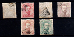 España Nº 116, 118, 122, 124/6. Año 1872 - Used Stamps