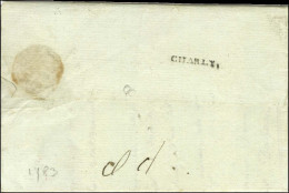 CHARLY Au Verso D'une Lettre Avec Texte Daté Du 5 Avril 1783 Adressée En Port Payé Pour Lyon. - SUP. - R. - Autres & Non Classés