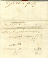 '' Givors '' Au Verso D'une Lettre Avec Texte Daté à L'embouchure Du Canal Le 1er Juillet 1783 Adressée En Port Dû à Lyo - Autres & Non Classés