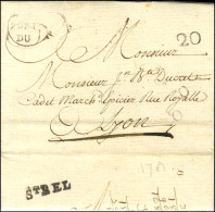 St BEL Au Verso D'une Lettre Avec Texte Daté Du 19 Février 1780 Adressée En Port Dû à Lyon. - TB / SUP. - R. - Autres & Non Classés