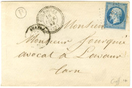 PC 3859 / N° 14 Càd T 22 CUQ-TOULZA (77) Sur Lettre Pour Lavaur. 1859. - TB / SUP. - Autres & Non Classés