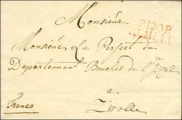 P.120.P. / ALMELO (R) Sur Lettre Avec Texte Daté 1813. - TB / SUP. - 1792-1815: Veroverde Departementen