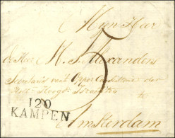 120 / KAMPEN Sur Lettre Avec Texte Daté 1812. - SUP. - R. - 1792-1815: Départements Conquis