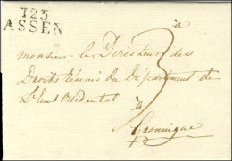 123 / HASSEN Sur Lettre Avec Texte Daté Du 21 Novembre 1812 Pour Groningue. - SUP. - 1792-1815: Conquered Departments