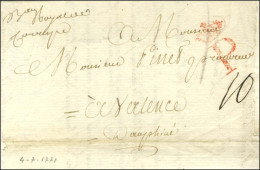 '' Bau Royal De Correspondance '' (S N° 9082) + P Couronné Rouge (L N° 7) Sur Lettre Avec Texte Daté Du 4 Juillet 1771 P - Ohne Zuordnung