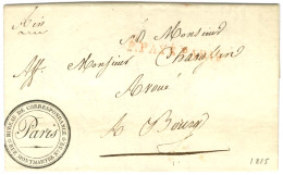 BUREAU DE CORRESPONDANCE / RUE MONTMARTRE N° 39 / PARIS (S N° 9147) Sur Lettre Avec Texte Daté Du 4 Janvier 1815 Pour Bo - Ohne Zuordnung