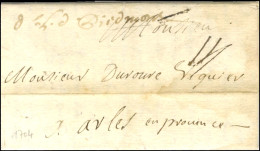 '' De L. D Piémont '' (SE N° 2) Sur Lettre Avec Texte Daté Du 3 Avril 1704 Pour Arles. - TB / SUP. - R. - Army Postmarks (before 1900)