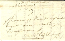 '' De L De Flandres '' (SE N° 11) Sur Lettre Avec Texte Daté Du 10 Juin 1705. - TB / SUP. - Army Postmarks (before 1900)