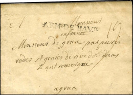 ARM DE BAVre (SA N° 3) Sur Lettre Avec Texte Daté '' Au Camp De Heingersperg Ce 8 Juin '' Pour St Geniès. - TB / SUP. -  - Sellos De La Armada (antes De 1900)