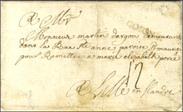 ARM DE COIGNY (SA N° 17) Sur Lettre Avec Texte Daté Du 8 Novembre 1743 Pour Lille. - TB. - RR. - Army Postmarks (before 1900)