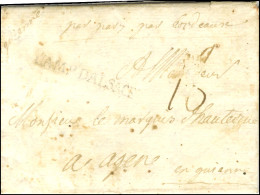 CAMP D'ALSACE Sur Lettre Avec Texte Daté Du 4 Septembre 1754 Pour Agen. - TB. - RR. - Marques D'armée (avant 1900)