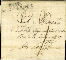 N° 12 / GRANDE-ARMÉE Sur Lettre Avec Bon Texte Daté De Lunebourg Pour Paris. 1808. - TB. - R. - Marques D'armée (avant 1900)