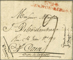 N° 29 / GRANDE-ARMÉE Rouge Sur Lettre Avec Superbe Texte Militaire Mentionnant La Fameuse Escarmouche De Friedland '' No - Army Postmarks (before 1900)