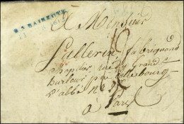 R3 BAYREUTH / 11 AVR. 1812 Sur Lettre Avec Texte écrit Par Un Major à La 1ère Division D'artillerie à Pied De La Garde I - Legerstempels (voor 1900)