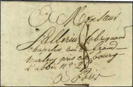 Lettre Avec Texte Daté De Glogau Le 13 Mai 1812 Adressée à Paris Par La Poste Civile. Dans Le Texte '' Voilà 8 Jours Que - Legerstempels (voor 1900)