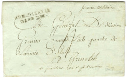 ARM. D'ITALIE / 31me Don Sur Lettre Avec Texte Daté De Montcenis An 8 Pour Grenoble. - TB. - Legerstempels (voor 1900)