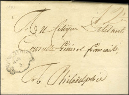 Lettre Avec Très Bon Texte D'un Prisonnier Français à New York Daté De Mars 1801 Pour Le Consul Général De France à Phil - Sonstige & Ohne Zuordnung