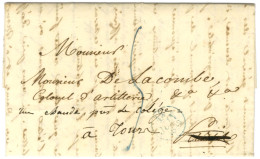 Lettre Avec Texte Daté De Cayenne Le 28 Mars 1832 Pour Paris Réexpédiée à Tours. - TB / SUP. - Sonstige & Ohne Zuordnung